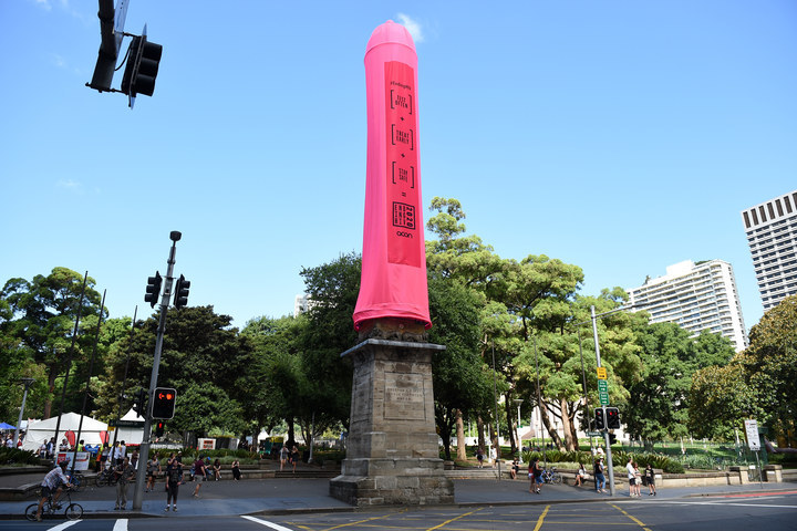 Sydney Mardi Gras Giant Condom